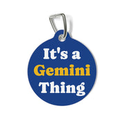 Zodiac Pet Tags - Gemini ♊️