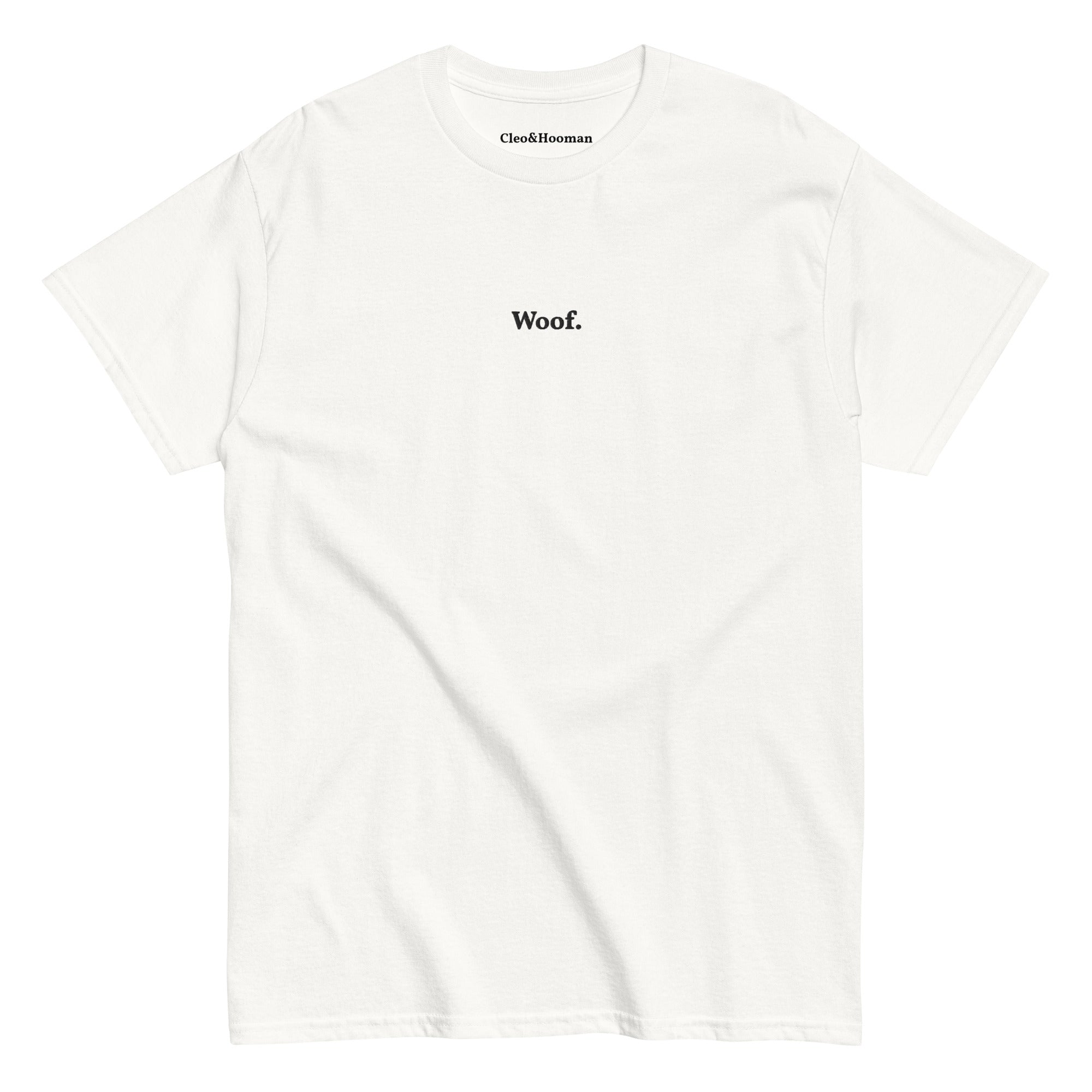 Woof. Fetch. 100% Cotton tee