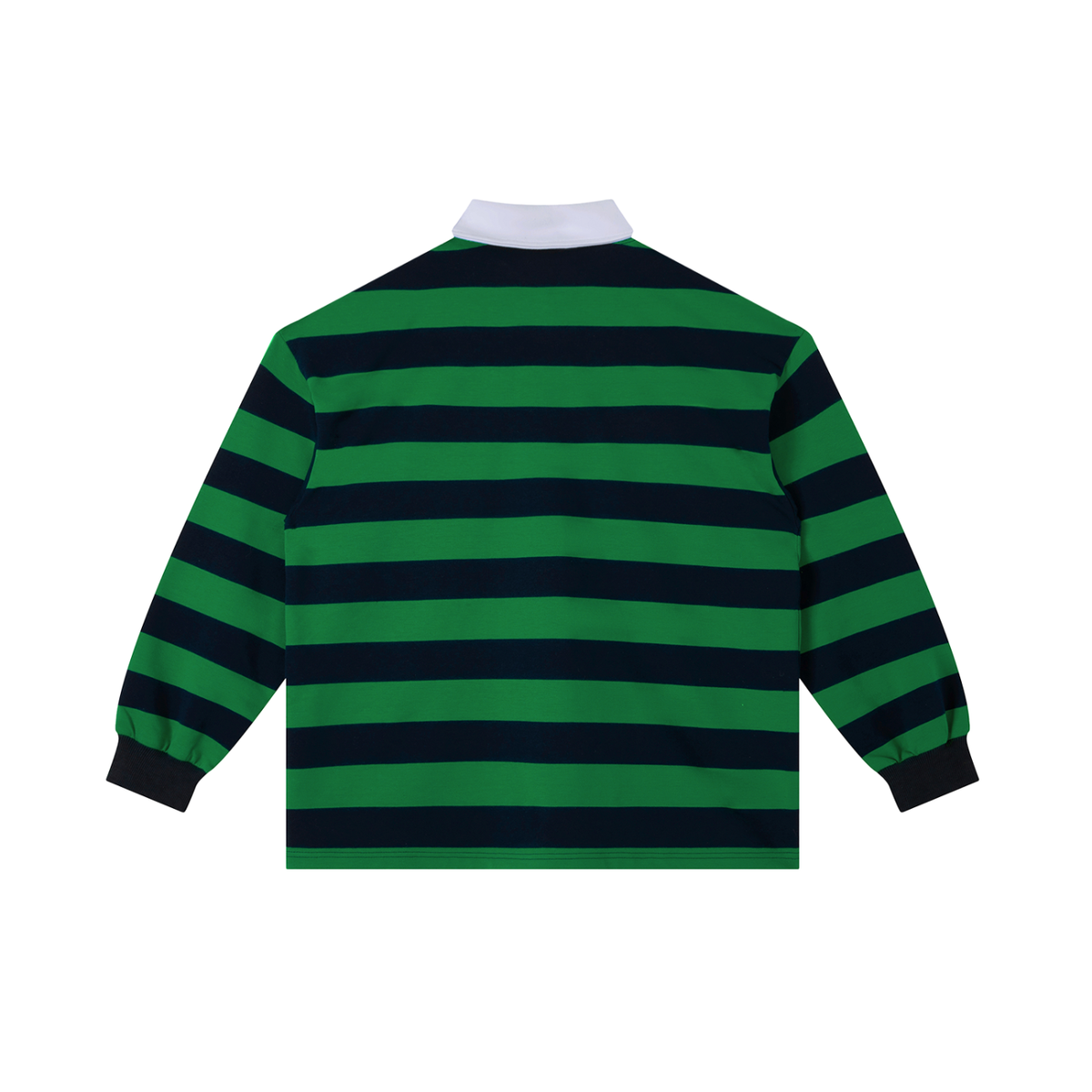 Striped Long-Sleeve Polo