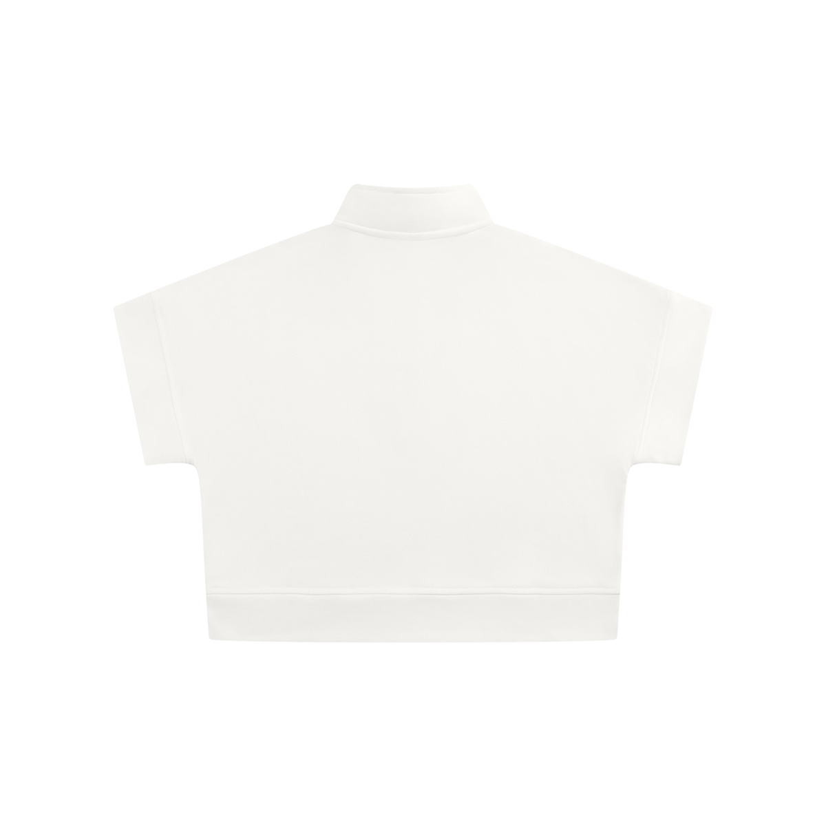 Zip Crop Sweatshirt