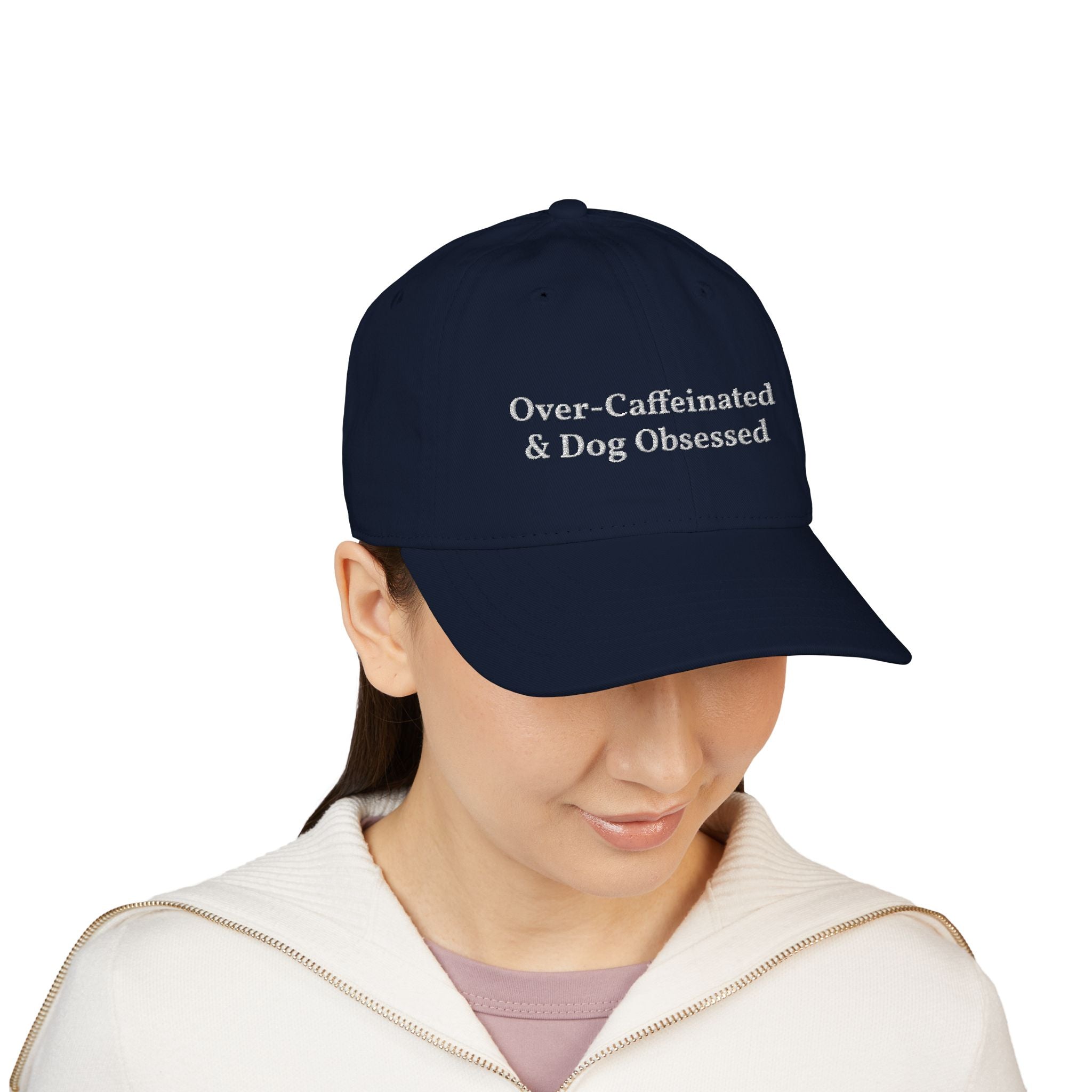 Over-caffeinated. Dog obsessed. Dad Hat