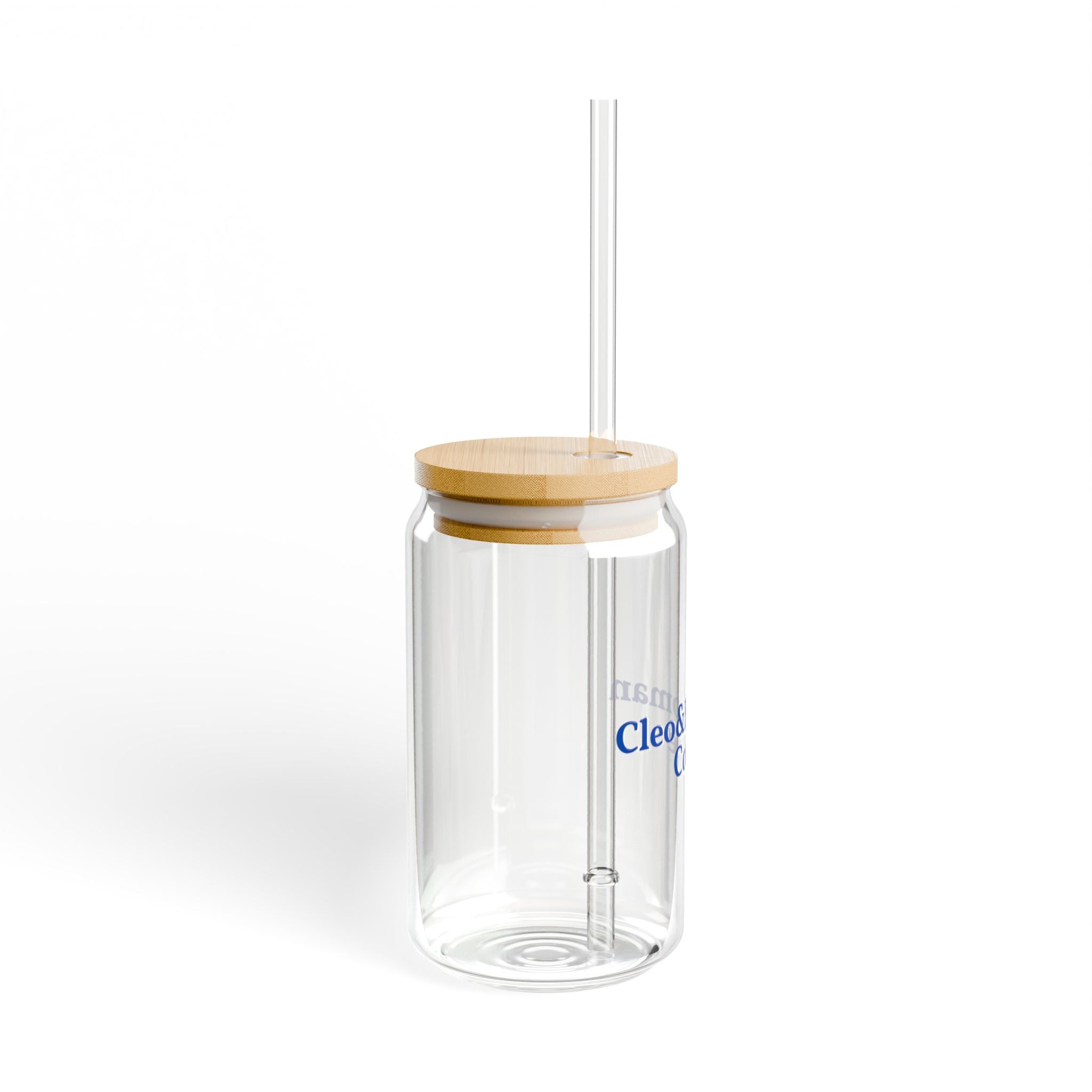 Trademark 16oz Sipper Glass (w/ Bamboo Lid Reusable Straw) Tumbler