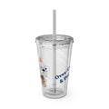 Over-Caffeinated & Dog Obsessed Tumbler