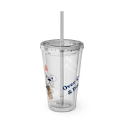 Over-Caffeinated & Dog Obsessed Tumbler