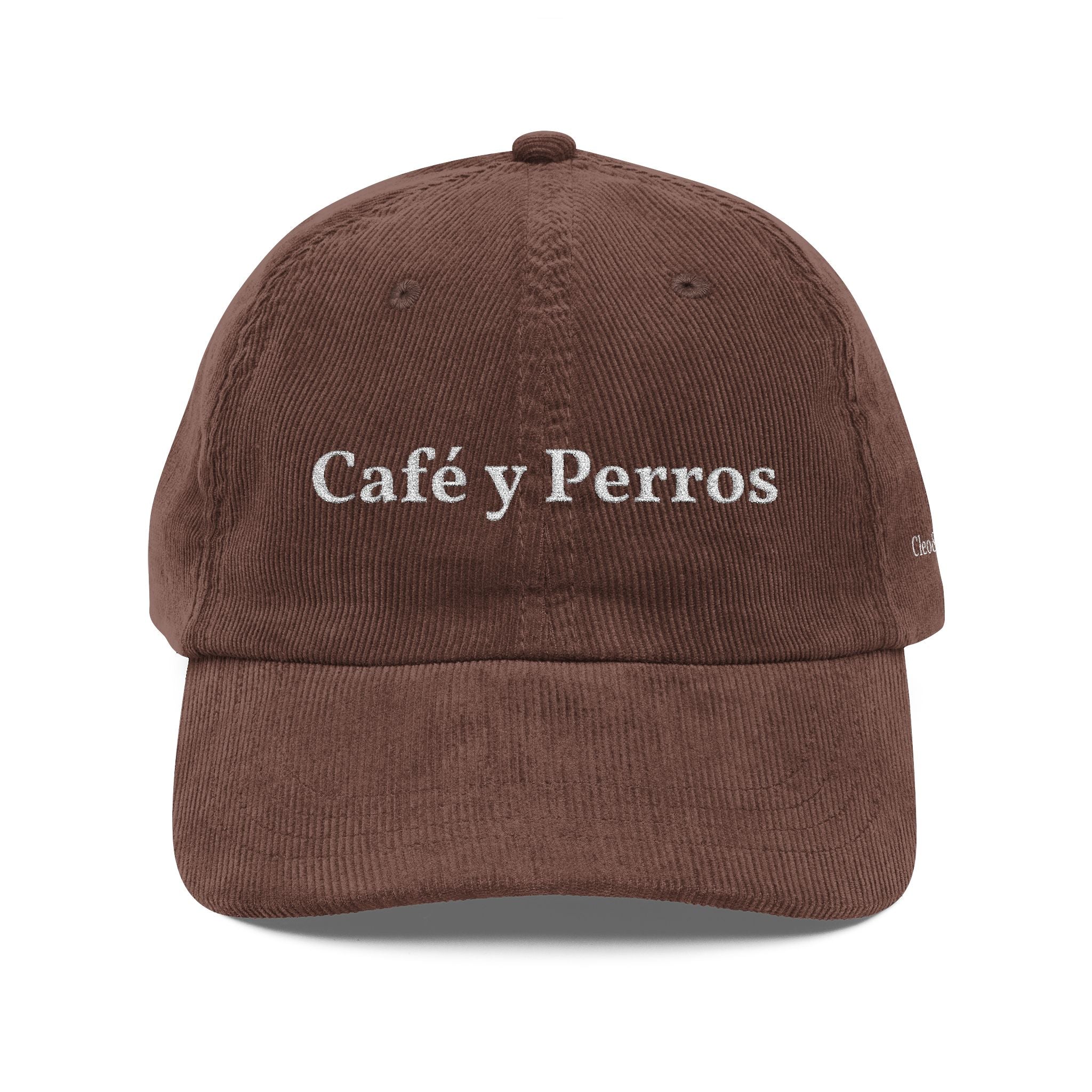 Café y Perros Corduroy Cap (Limited Edition) – Cleo&Hooman