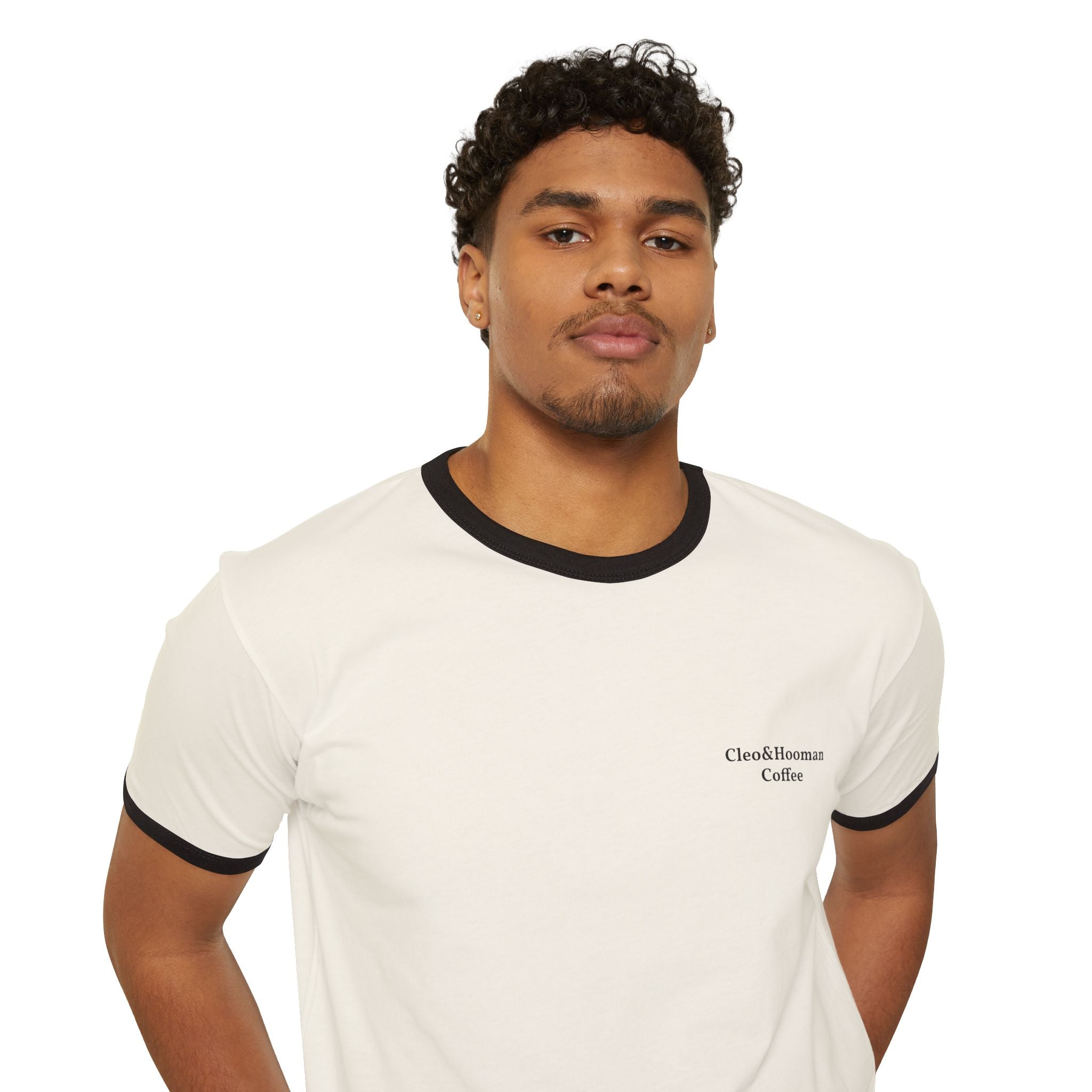 Cleo&Hooman Coffee Ringer T‑Shirt  (Limited Edition)
