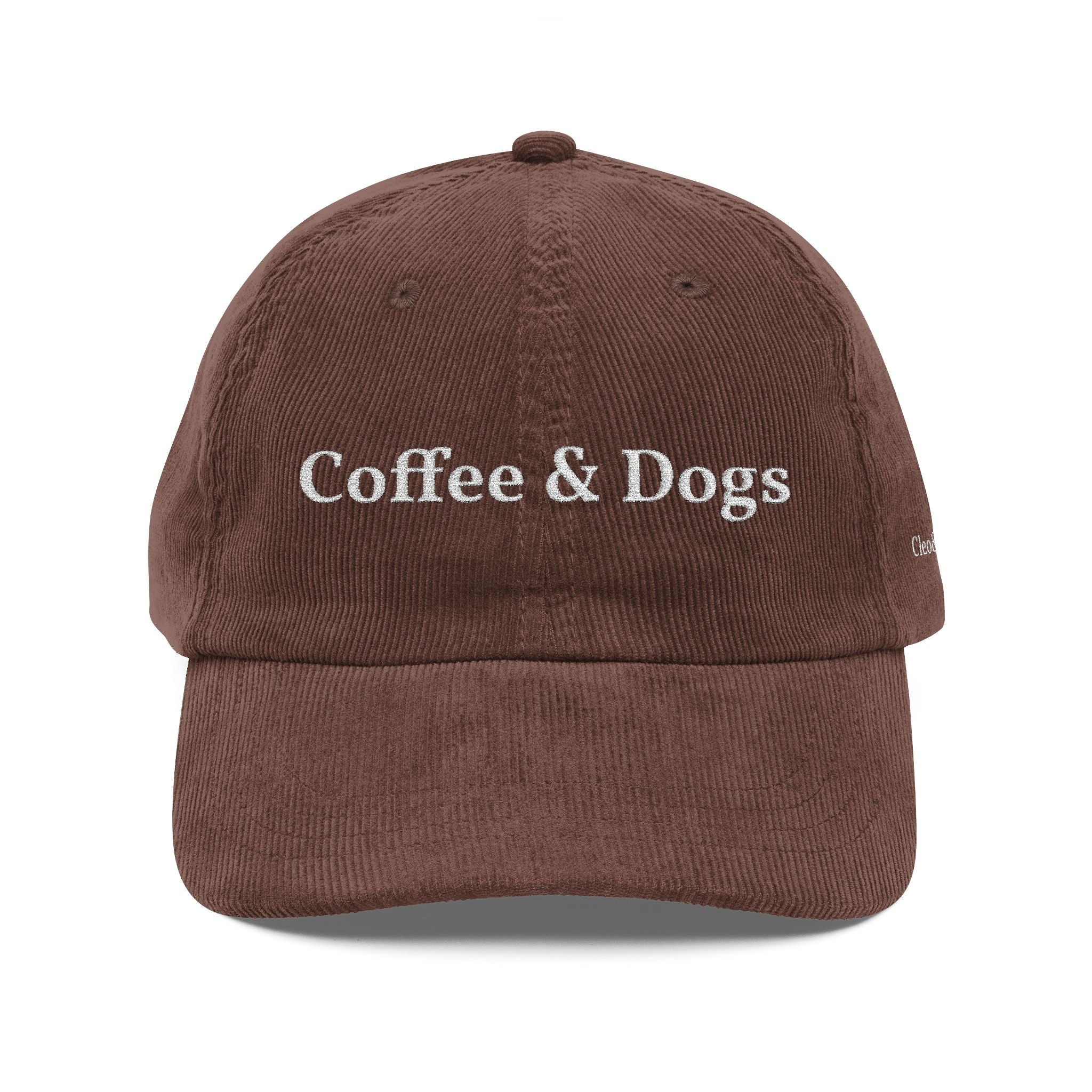 Coffee & Dogs Corduroy Cap (Limited Edition)