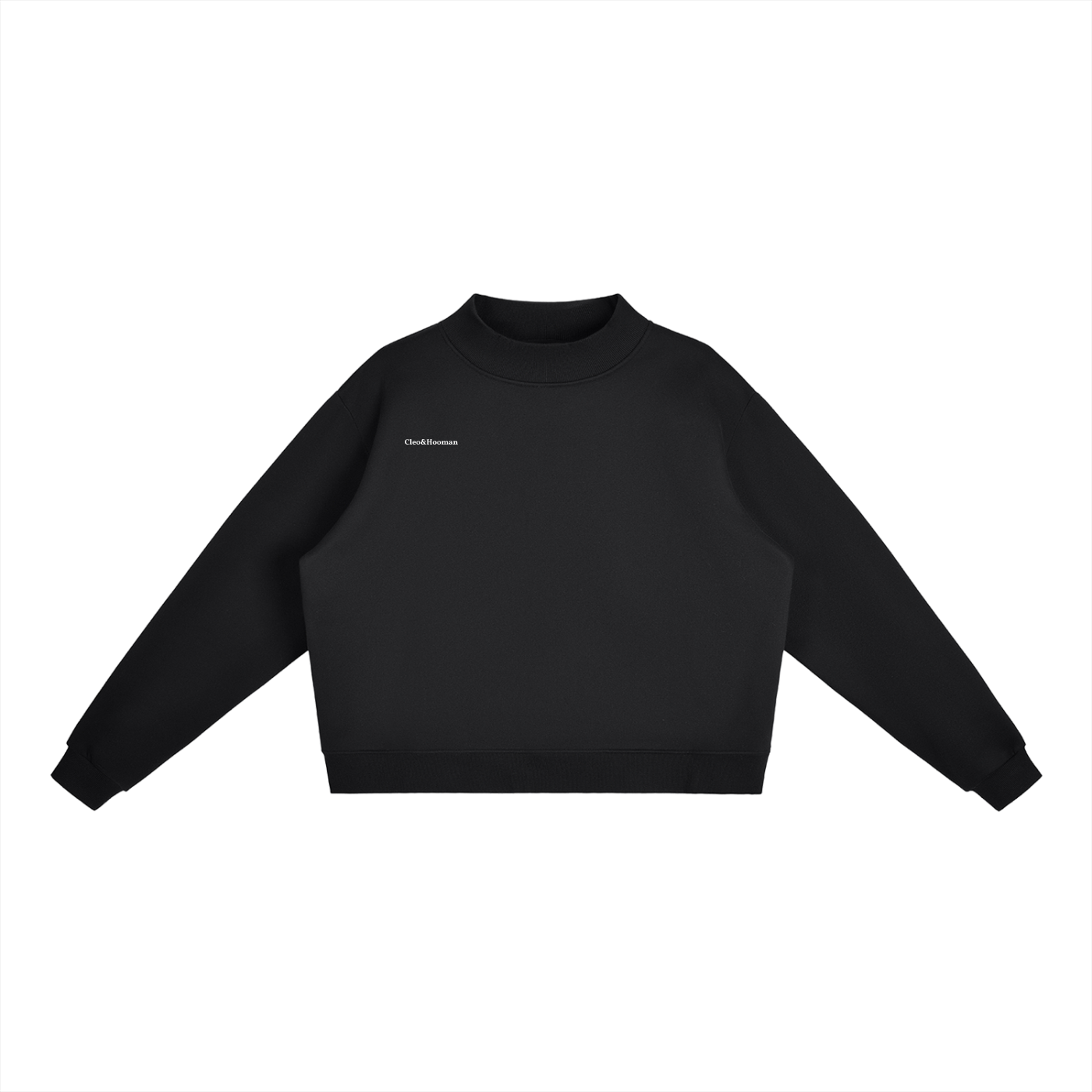 Core Mock-Neck Crew Sweatshirt