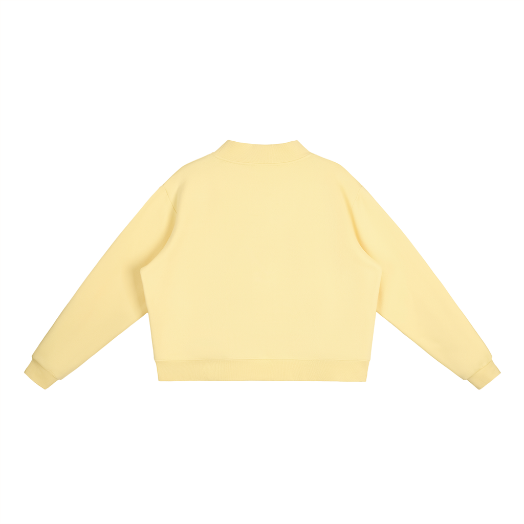 Core Mock-Neck Crew Sweatshirt