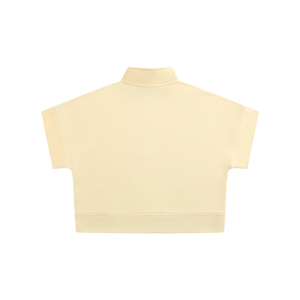 Zip Crop Sweatshirt