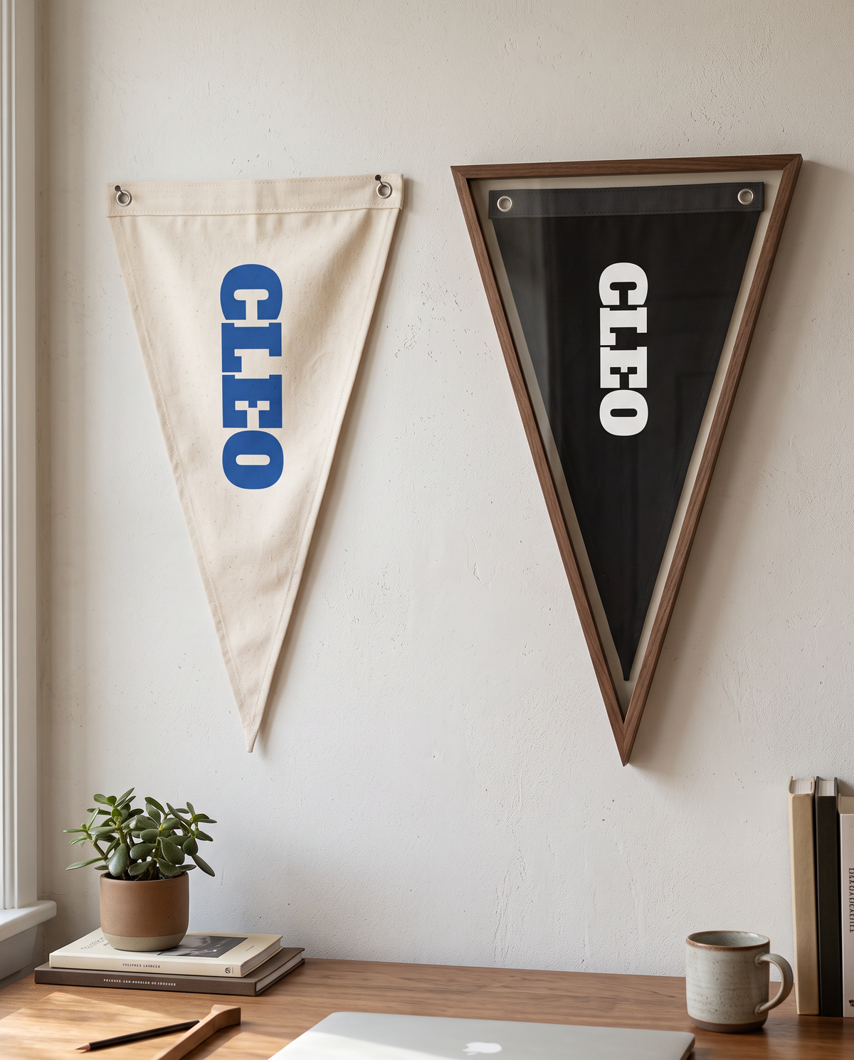 Cleo Canvas Pennant Flag