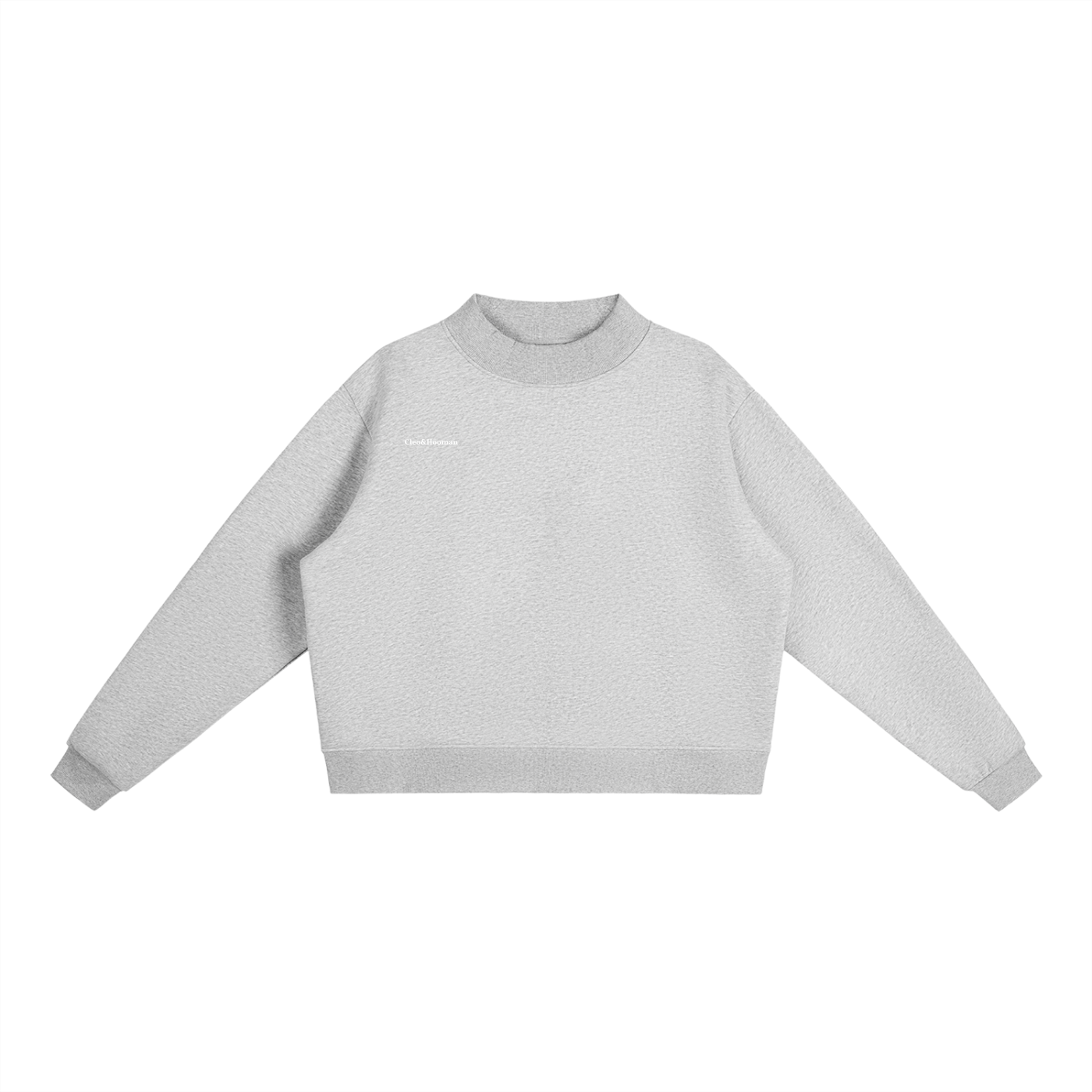 Core Mock-Neck Crew Sweatshirt