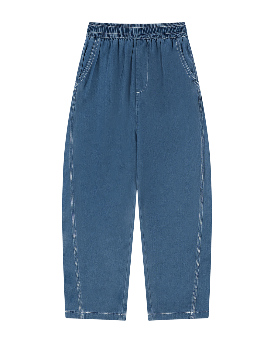 Little Hooman Vintage Wash Straight Leg Jeans