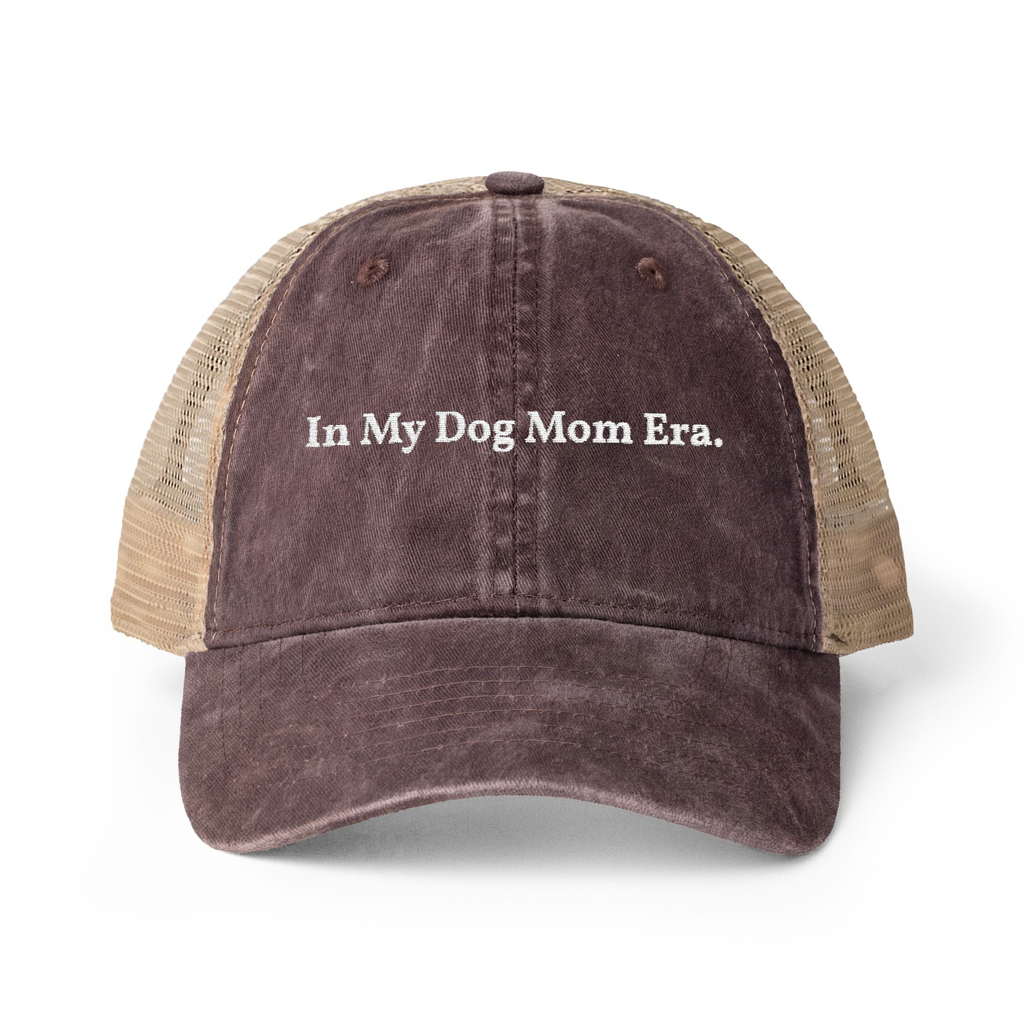 "In My Dog Mom Era" Mesh-Back Cap