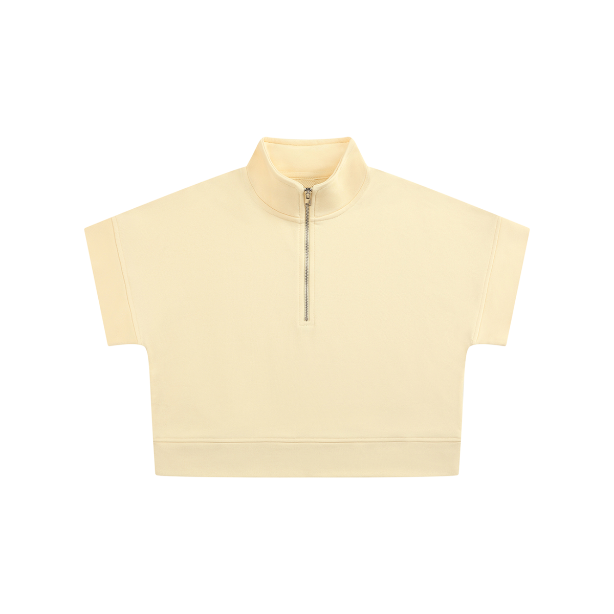 Zip Crop Sweatshirt