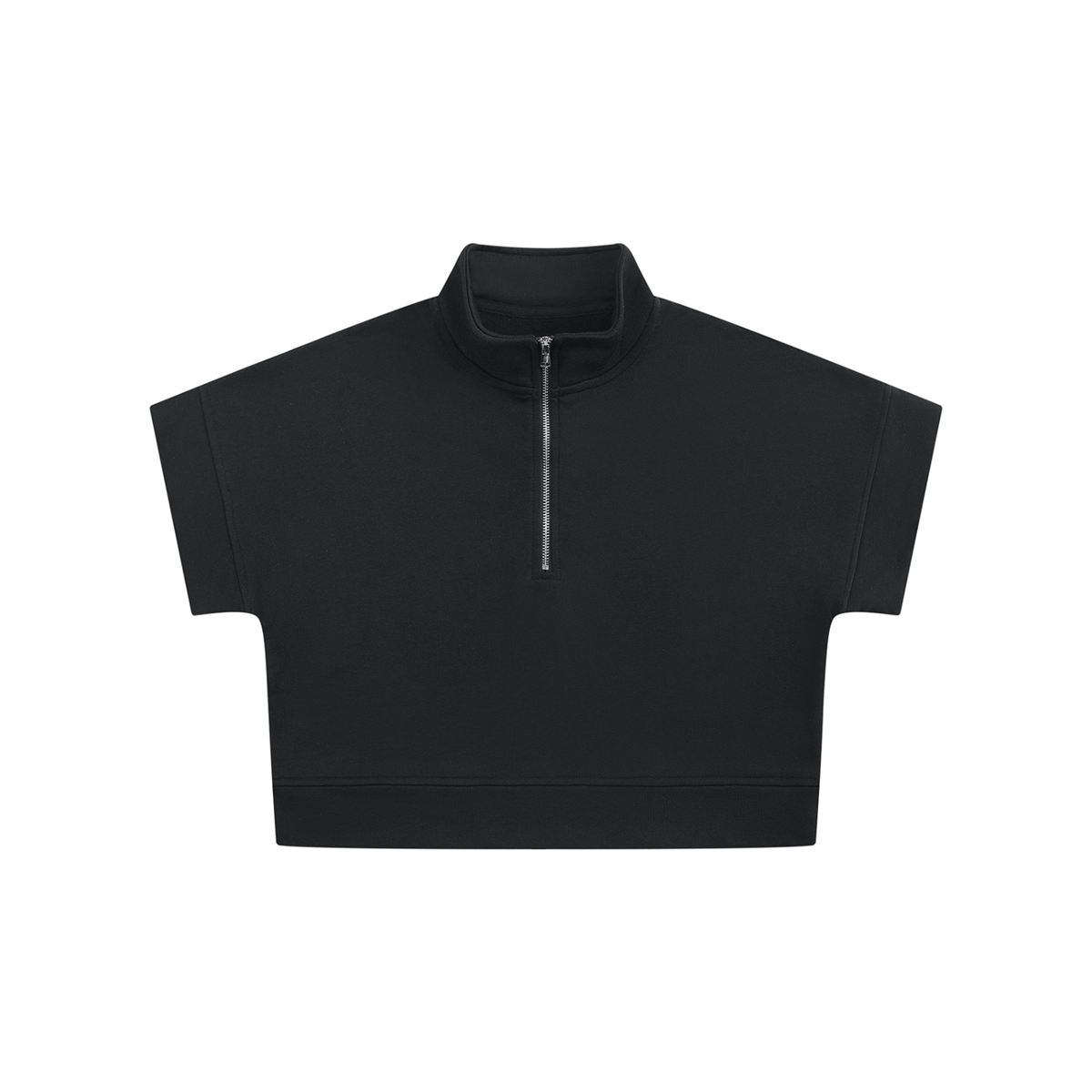 Zip Crop Sweatshirt