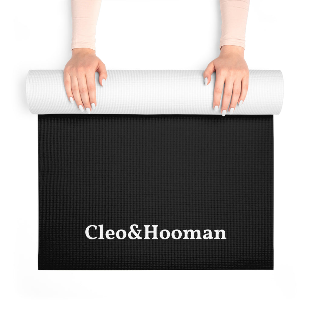 Cleo&Hooman Black Foam Yoga Mat