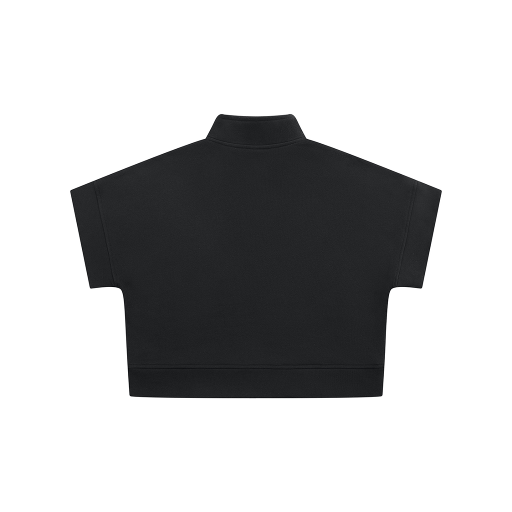 Zip Crop Sweatshirt