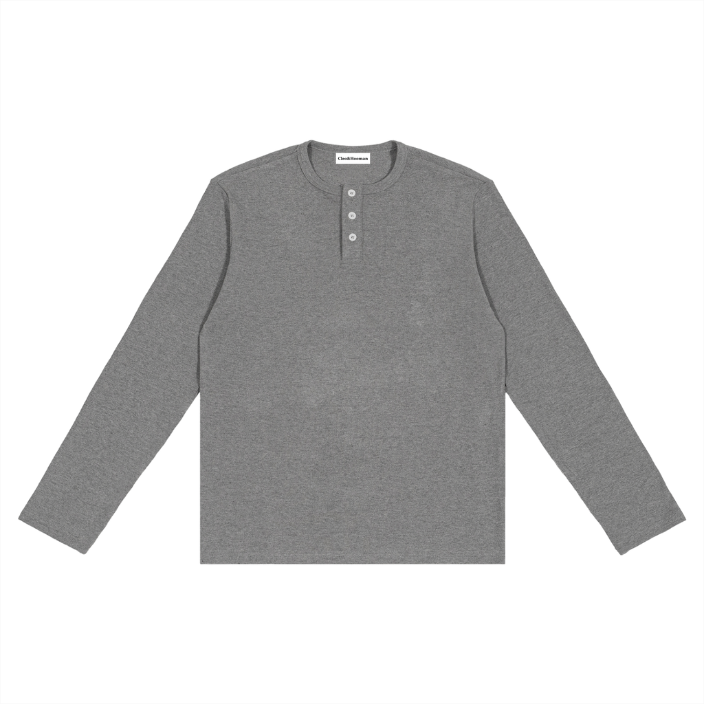 Long Sleeve Henley Tee