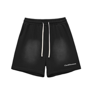 Sun Faded Cotton Shorts