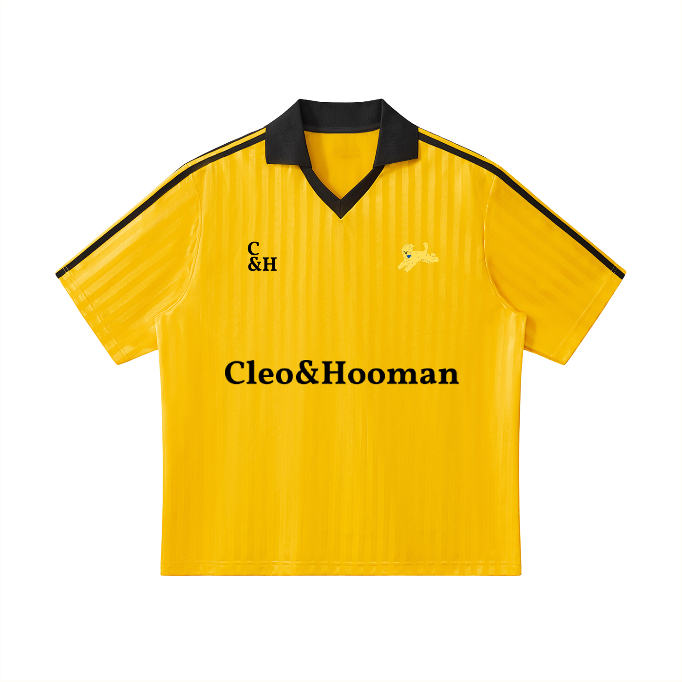 Striped Soccer Jersey (Yellow)