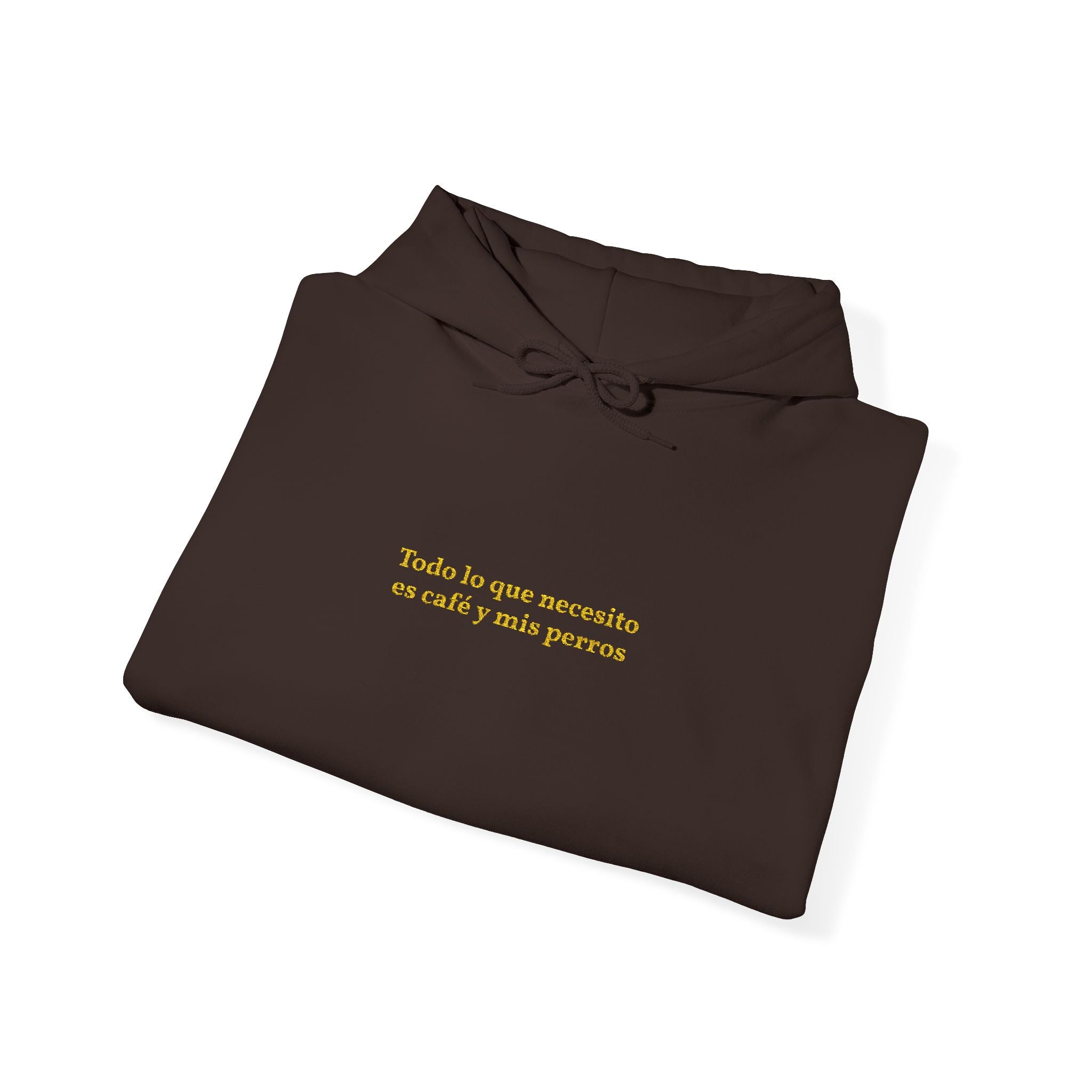 "Todo lo que necesito es café y mis perros" Hoodie