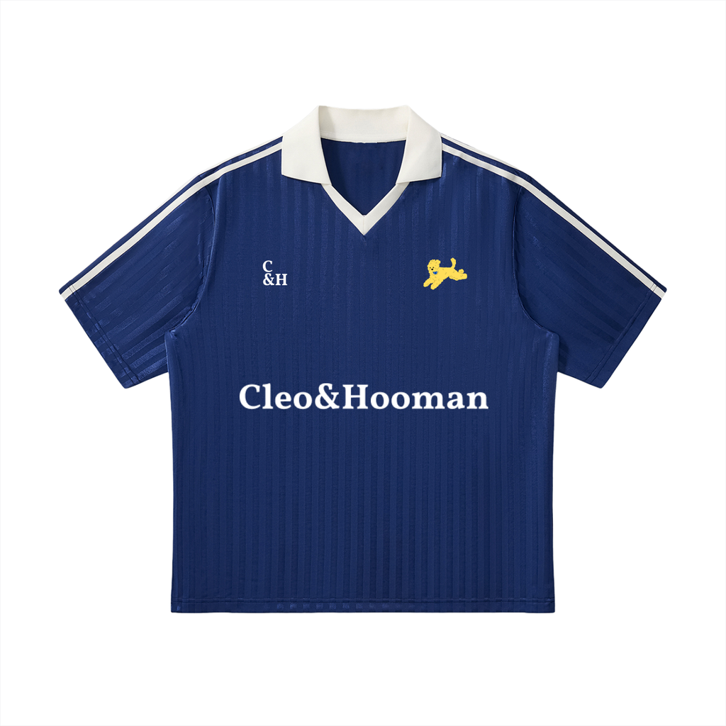 Striped Soccer Jersey (Blue)