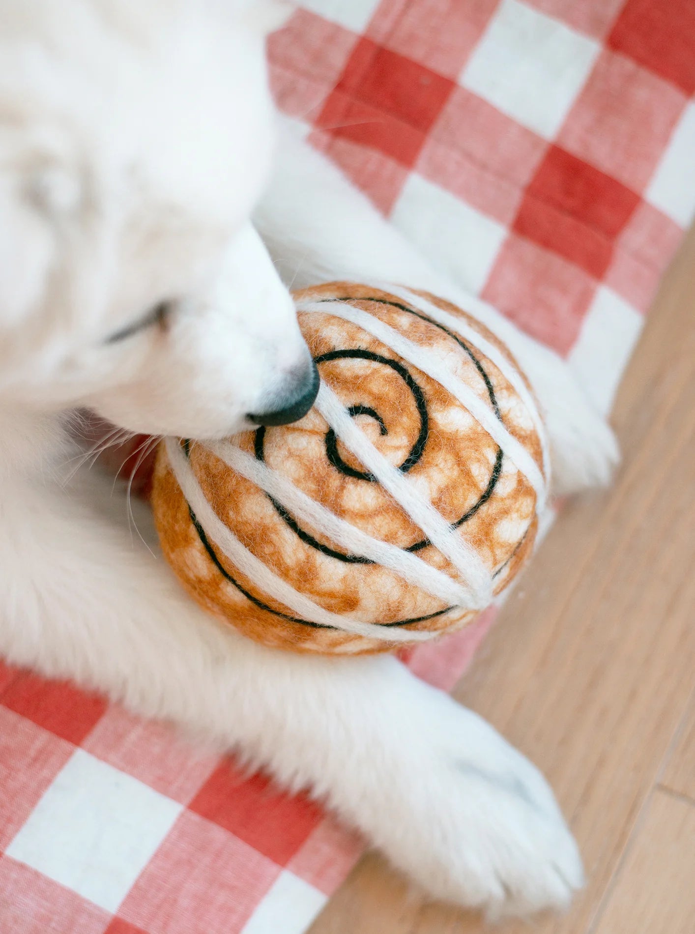 Wool Cinnamon Roll Toy