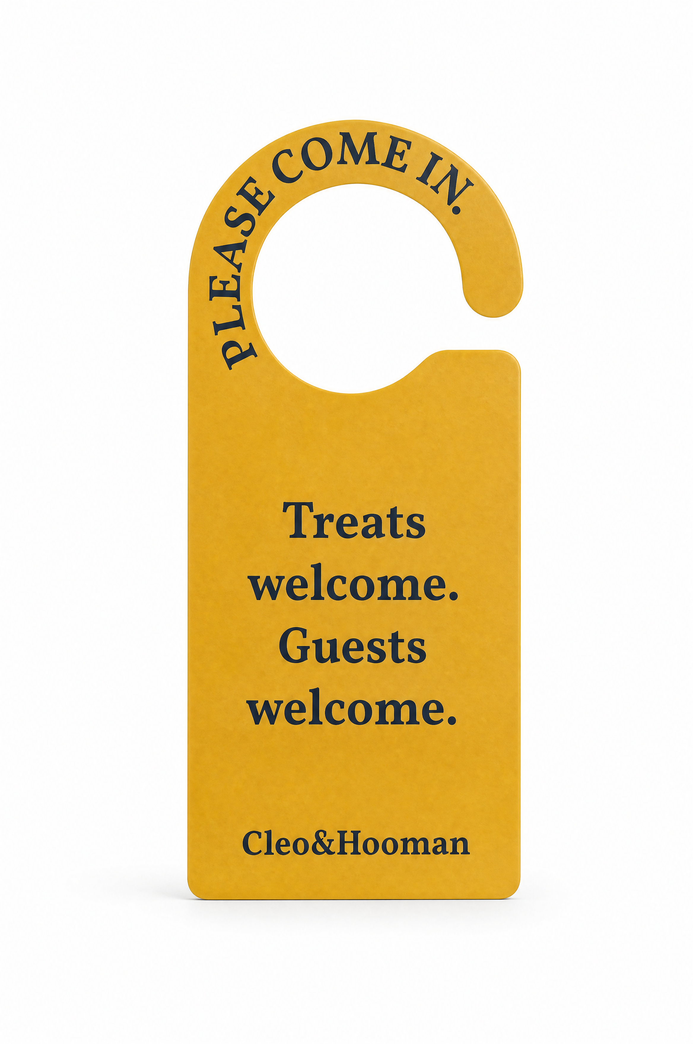 Cleo&Hooman "Do Not Disturb" Door Hanger