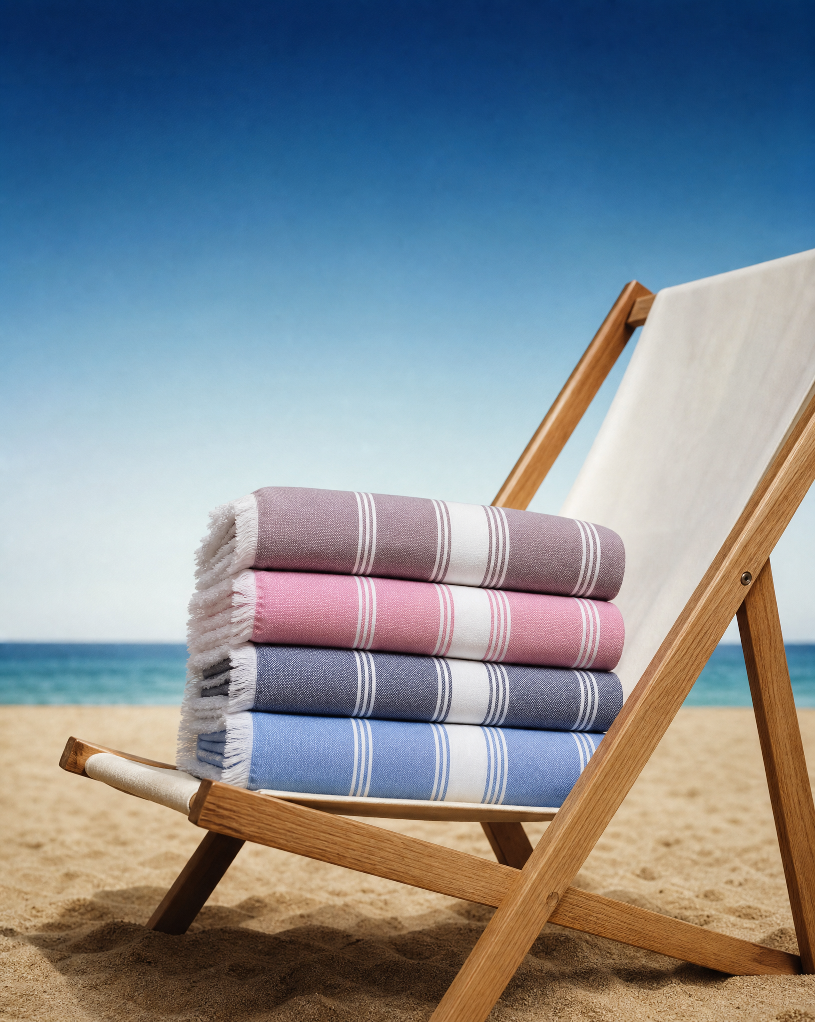 Striped Beach Throw