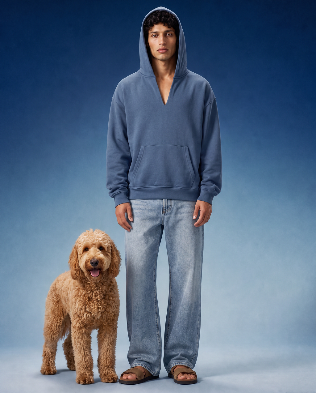 Core Raw Edge Hoodie