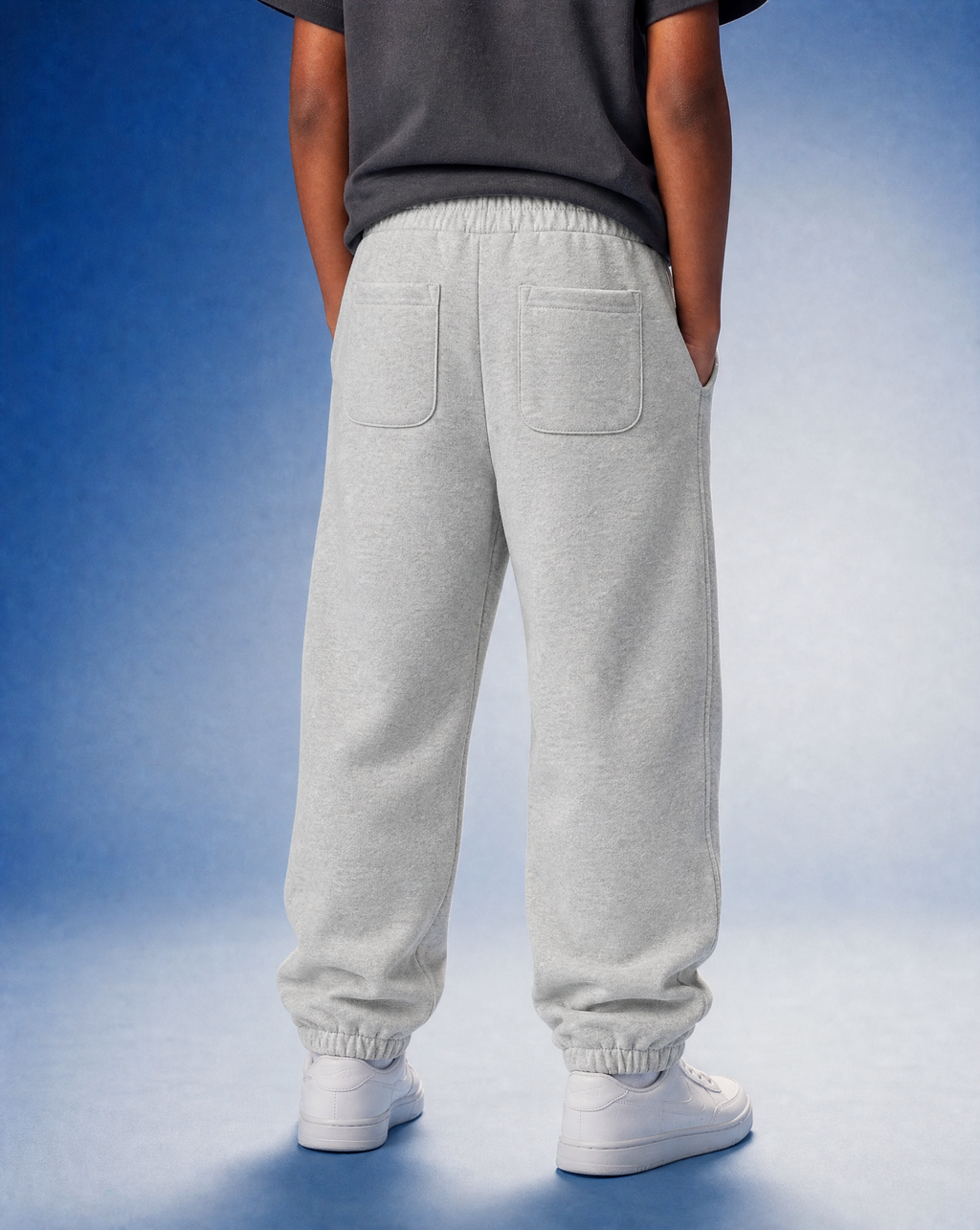 Little Hooman Fleece Jogged Sweatpants