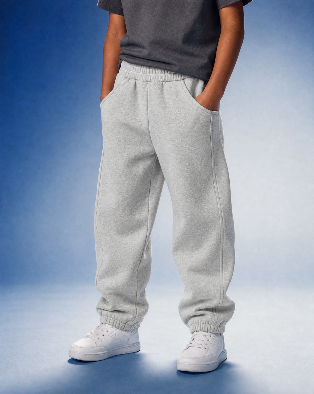 Little Hooman Fleece Jogged Sweatpants
