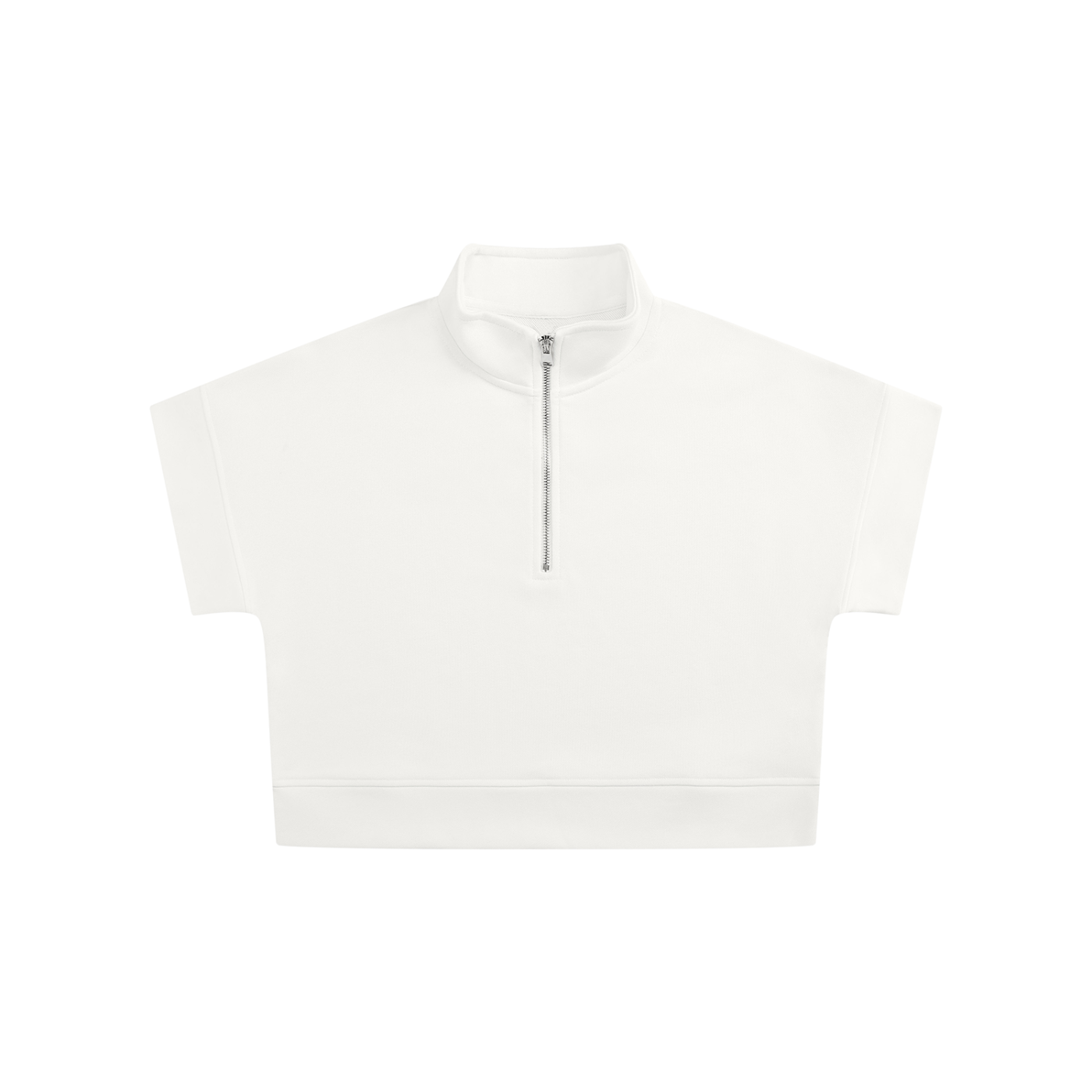 Zip Crop Sweatshirt