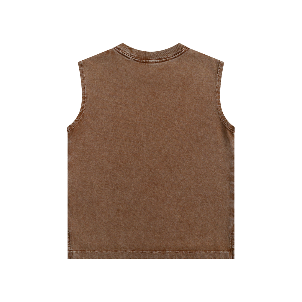 Little Hooman Faded Tank Top