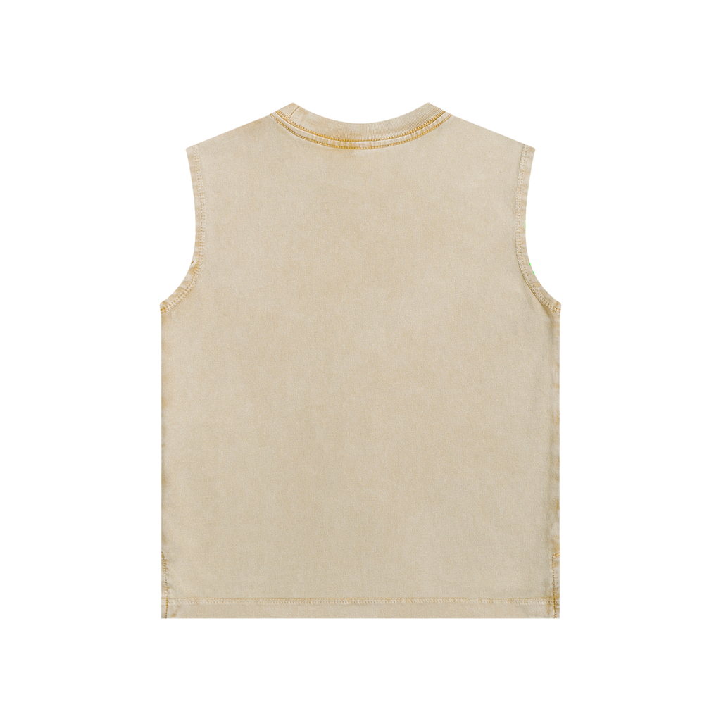 Little Hooman Faded Tank Top