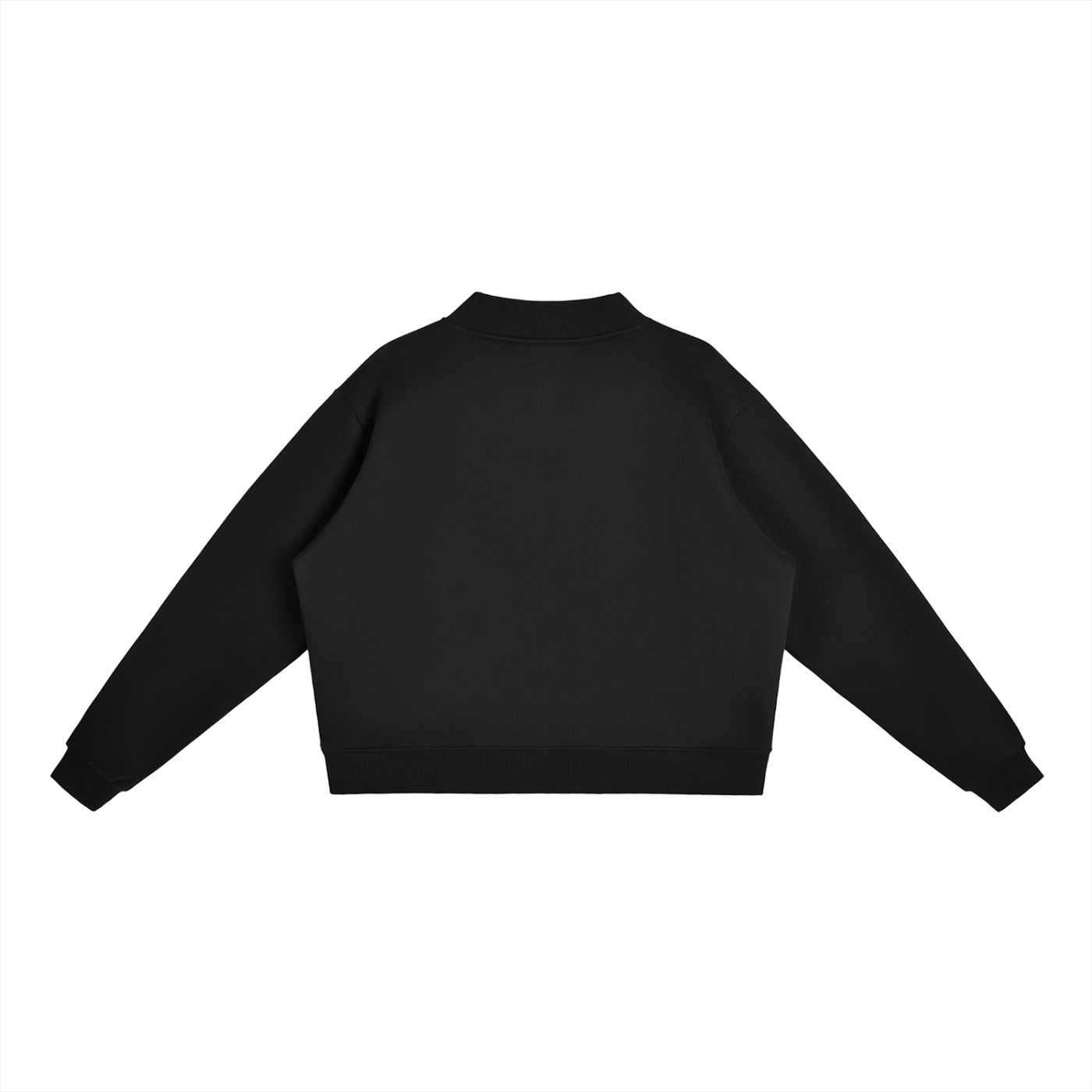 Core Mock-Neck Crew Sweatshirt