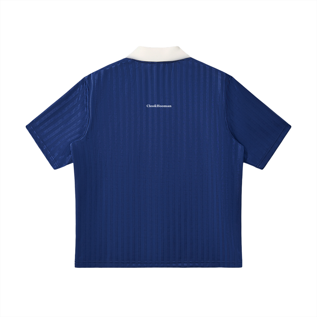 Striped Soccer Jersey (Blue)