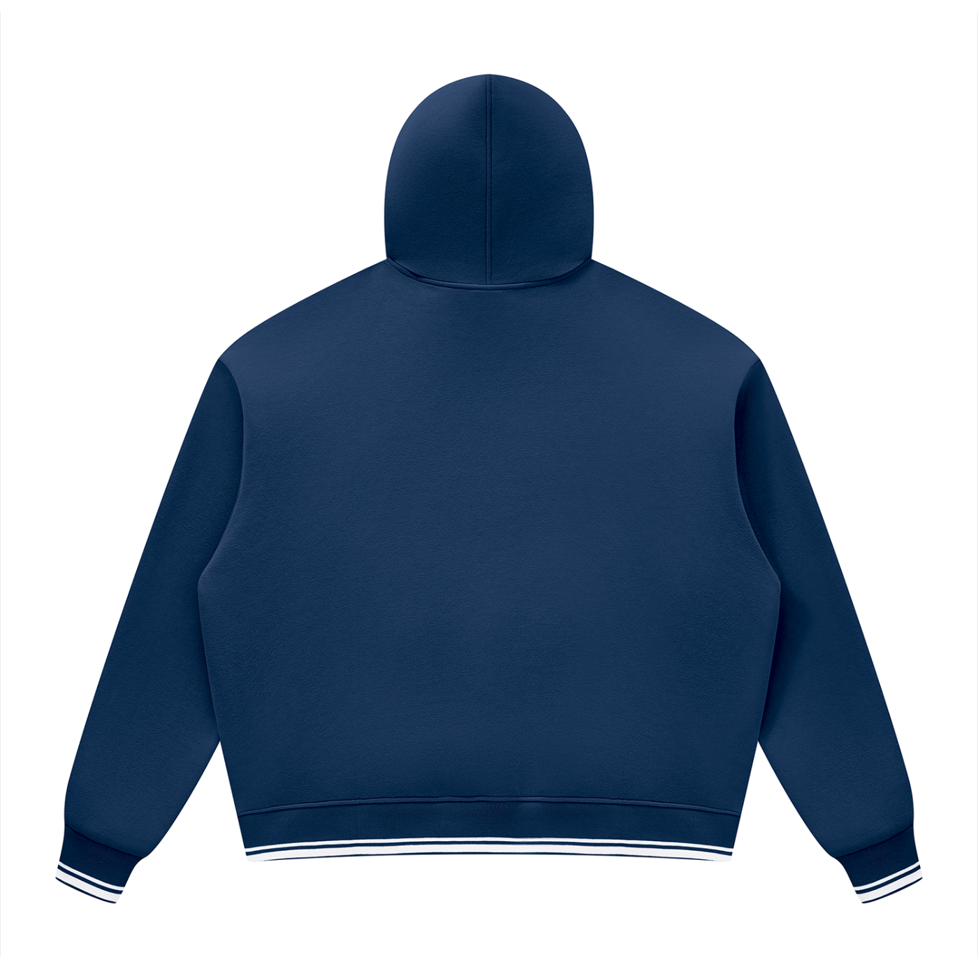 Oversized Blue Fleece Hoodie