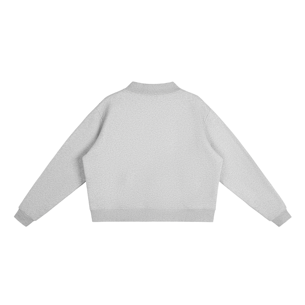 Core Mock-Neck Crew Sweatshirt