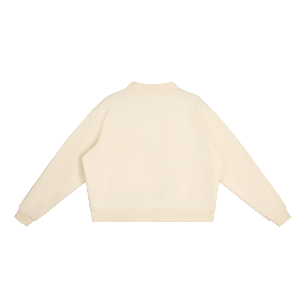 Core Mock-Neck Crew Sweatshirt