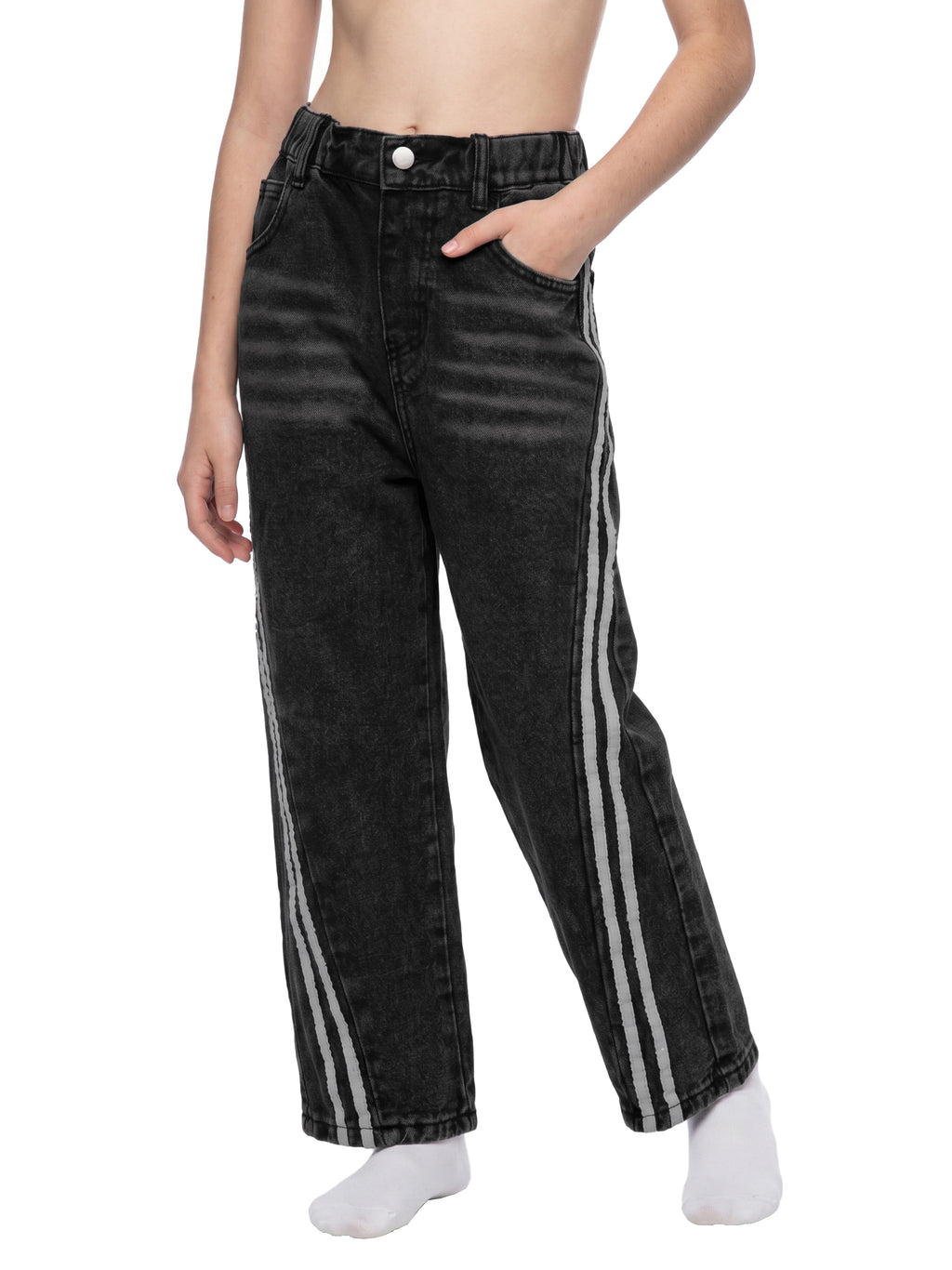Little Rebel Stripe Jeans