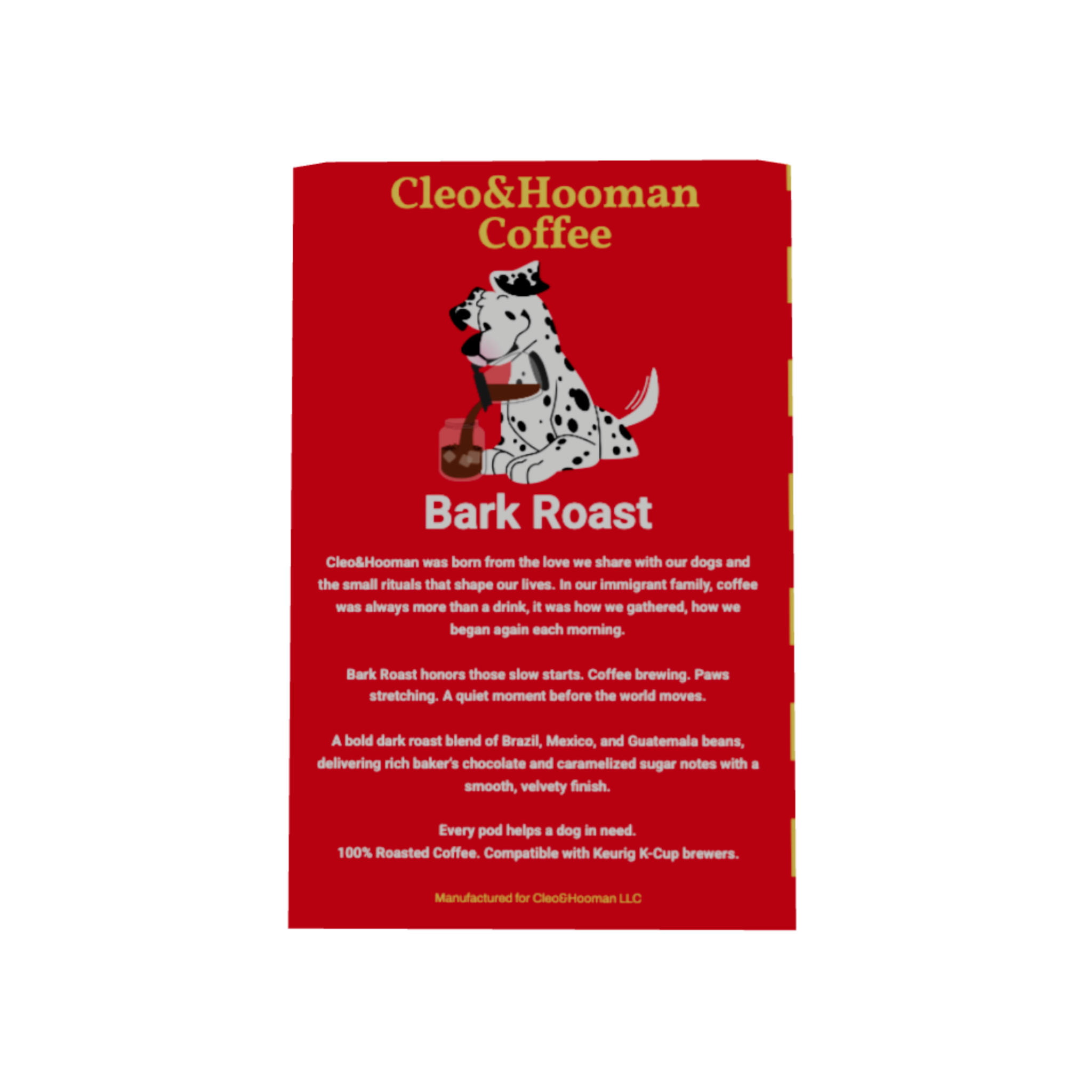 Bark Roast K-Cups (Pods)  — Dark Roast Coffee