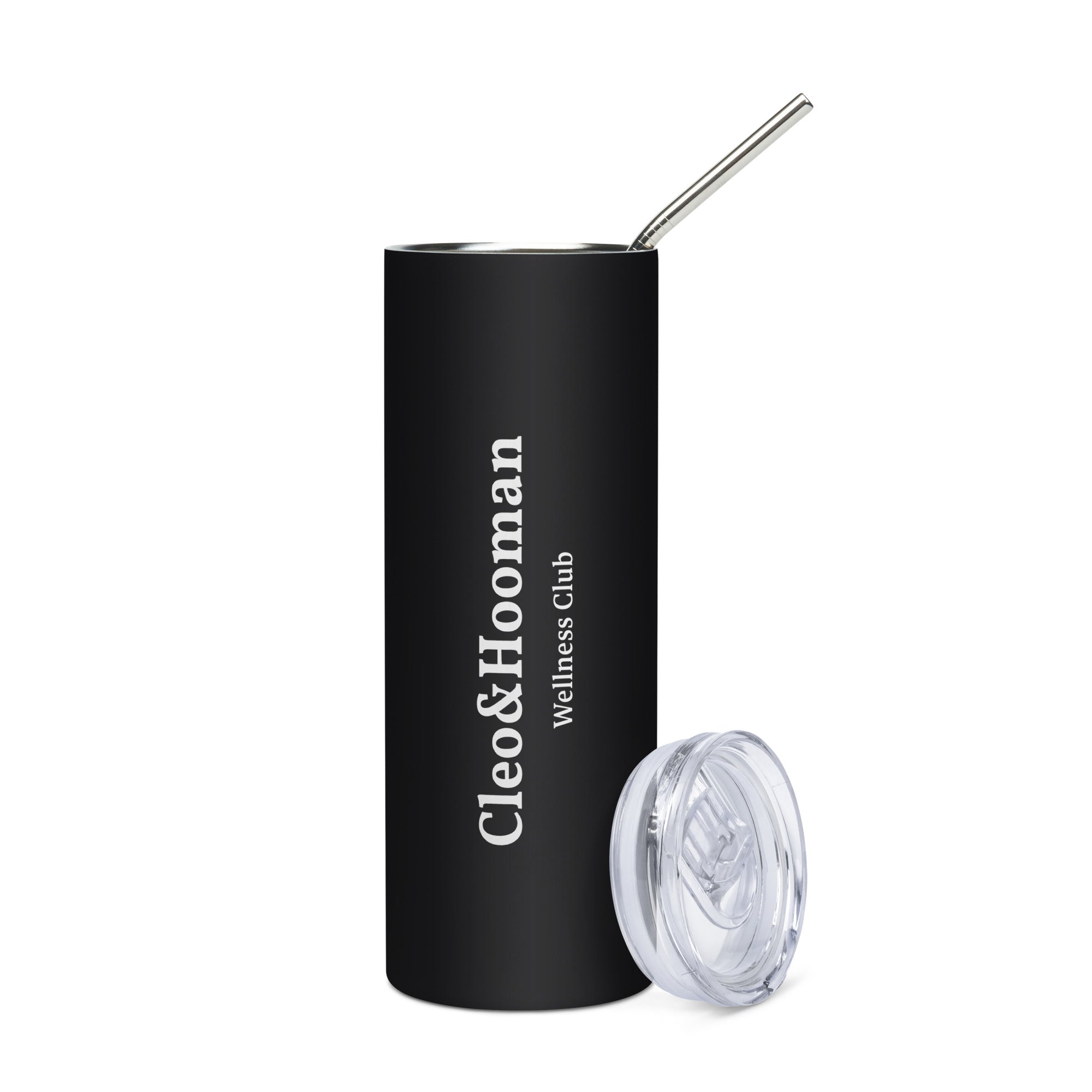 Cleo&Hooman Wellness Club Stainless steel tumbler