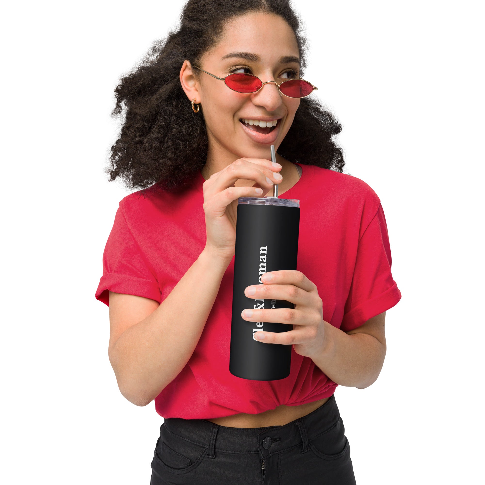 Cleo&Hooman Wellness Club Stainless steel tumbler